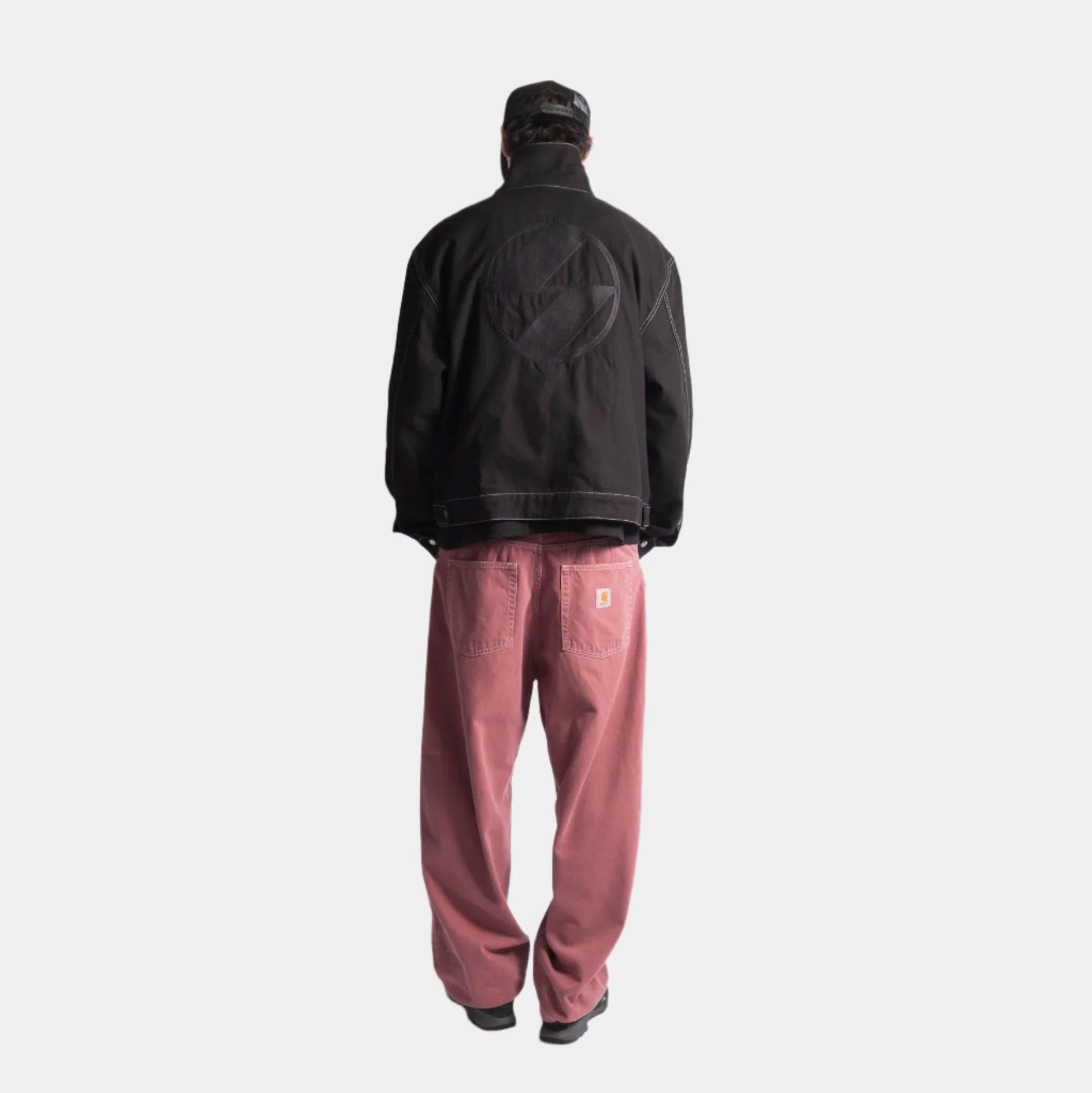 The Salvages Classic Emblem Work Jacket - Black - Image 6
