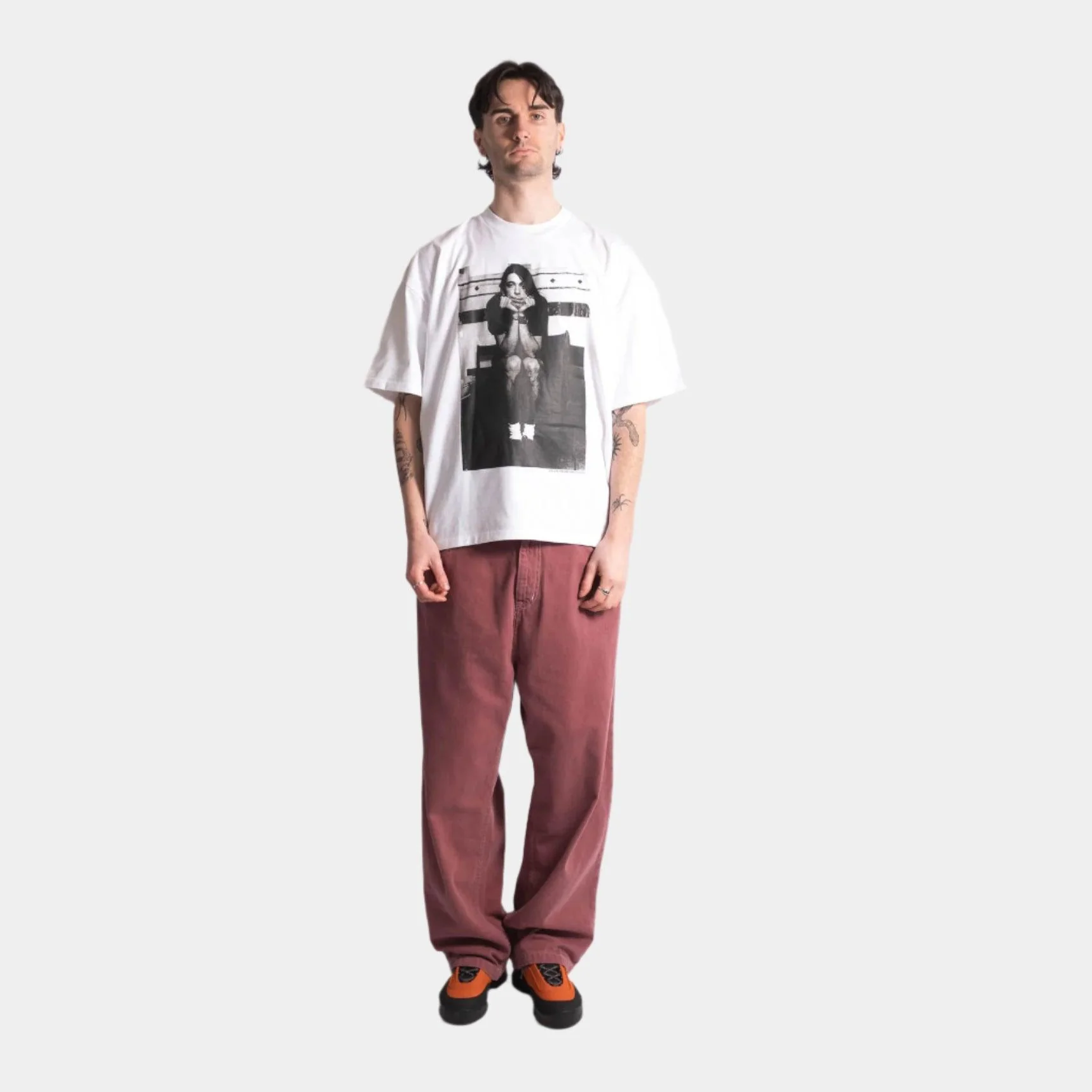 The Salvages Everlong OS T-Shirt - White - Image 4