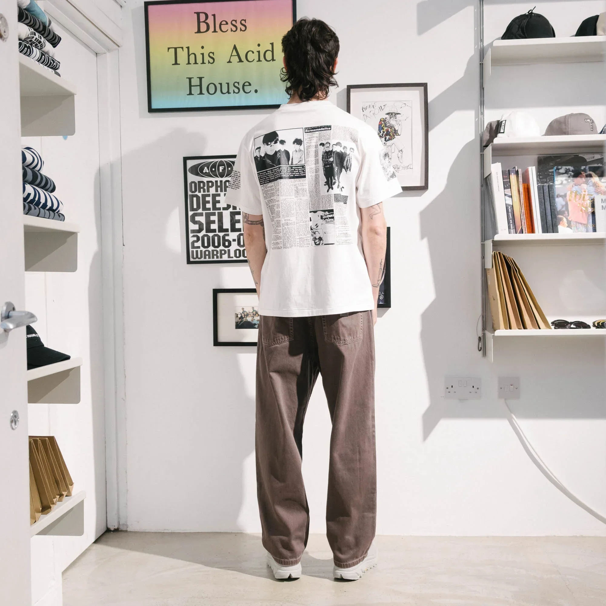 The Salvages No Particular Reason Bobby Gillespie T-Shirt - White - Image 3
