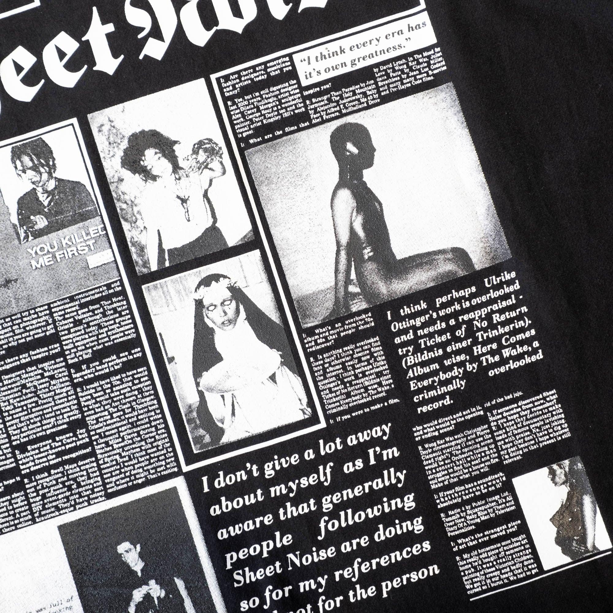 The Salvages No Particular Reason Sheet Noise T-Shirt - Black - Image 11