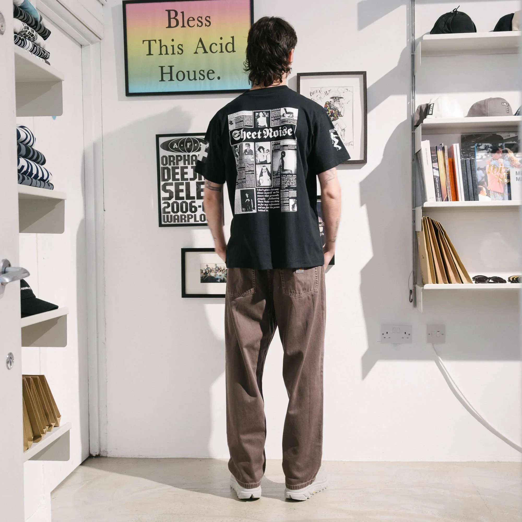 The Salvages No Particular Reason Sheet Noise T-Shirt - Black - Image 3