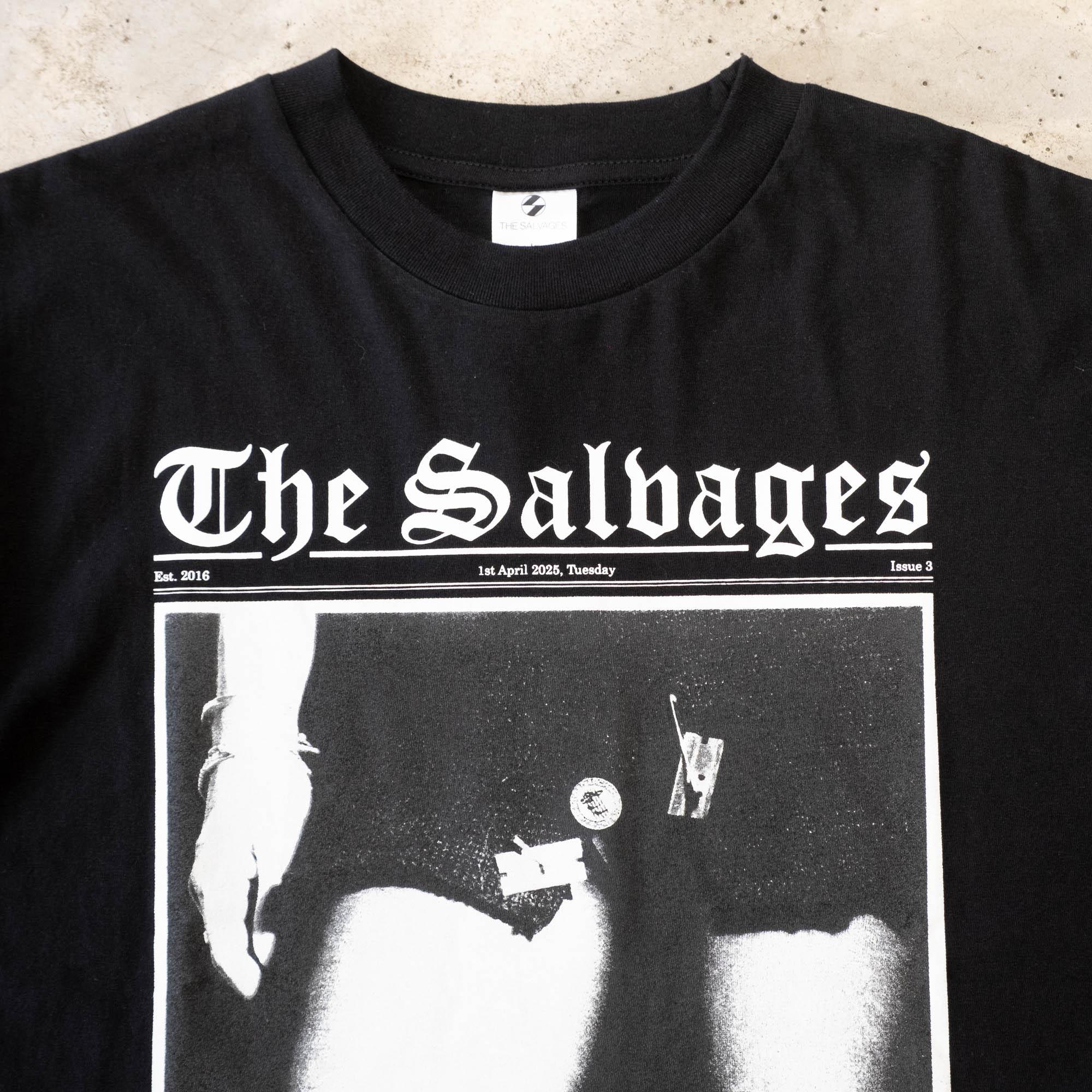 The Salvages No Particular Reason Sheet Noise T-Shirt - Black - Image 5