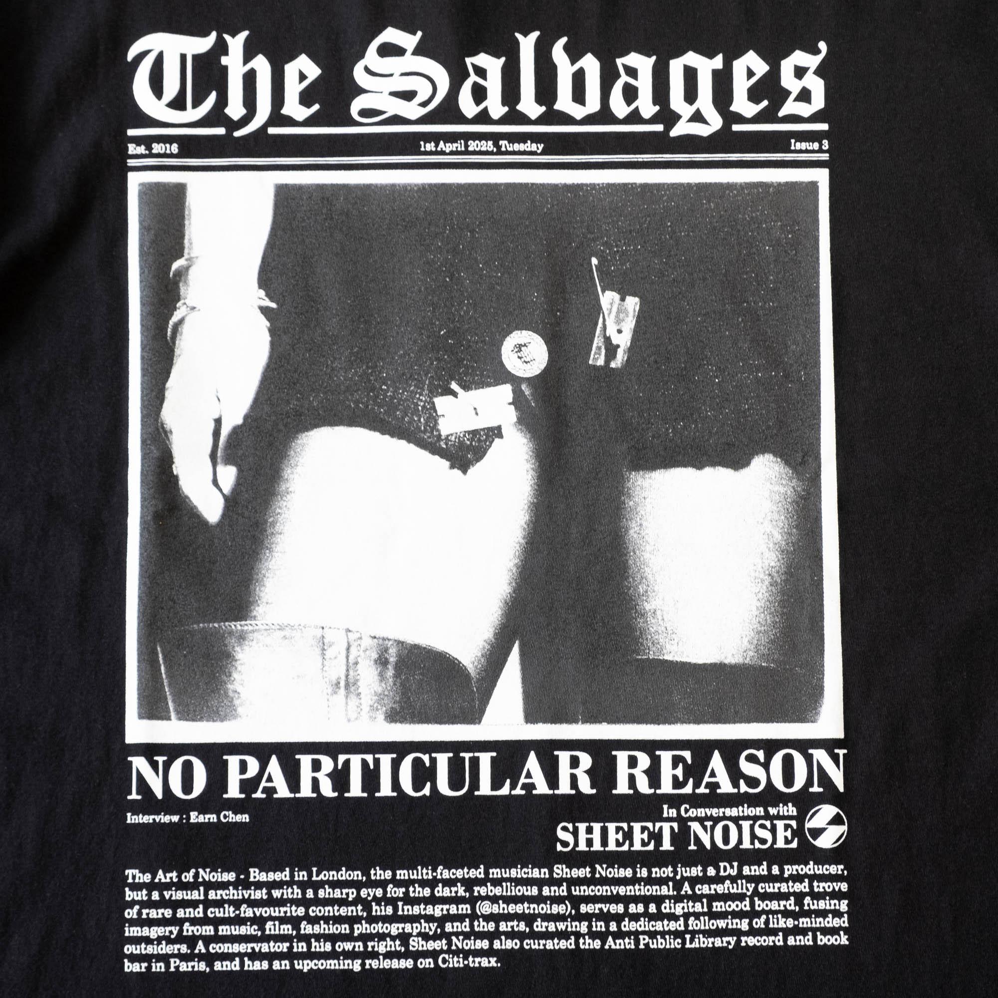 The Salvages No Particular Reason Sheet Noise T-Shirt - Black - Image 6