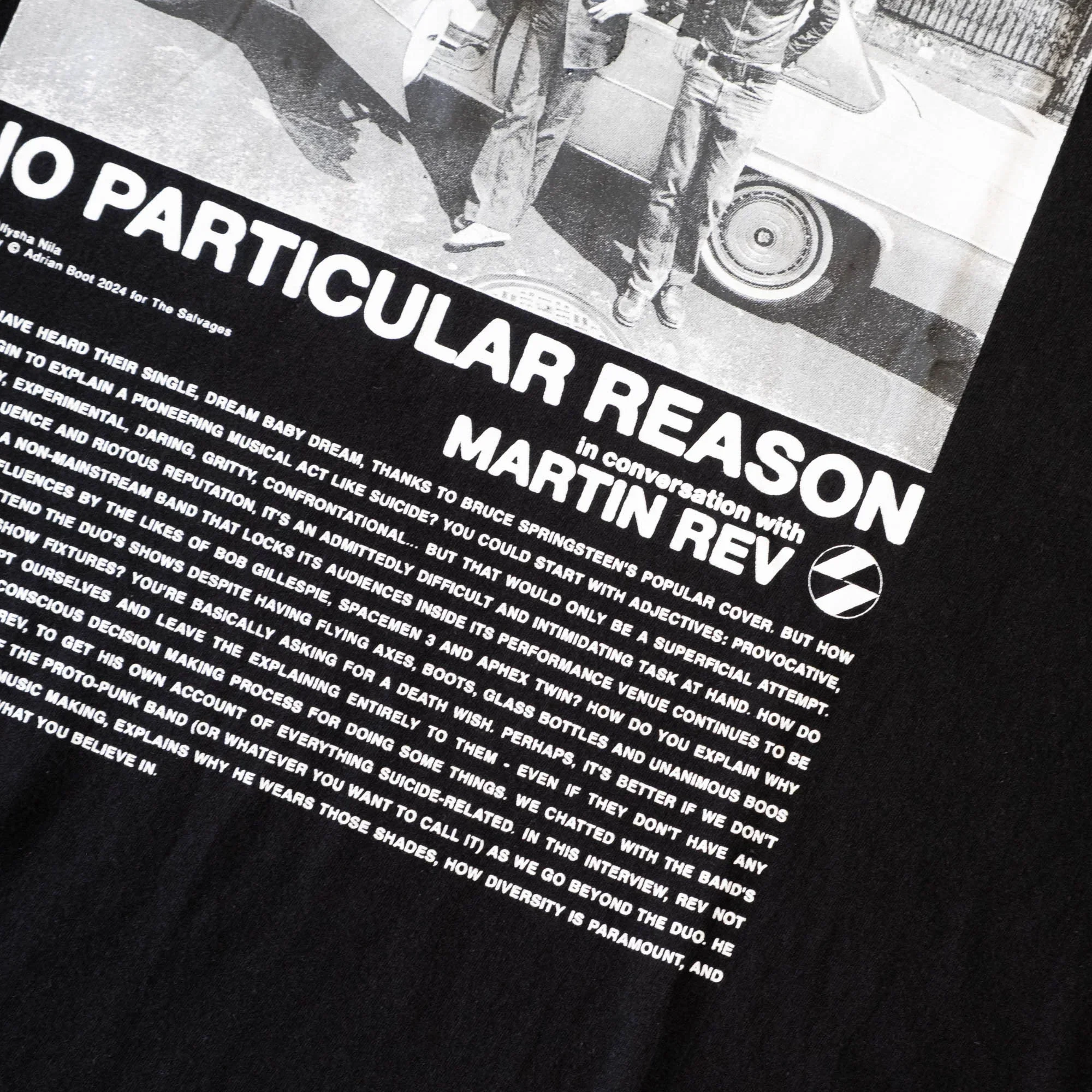 The Salvages No Particular Reason Suicide T-Shirt - Black - Image 4