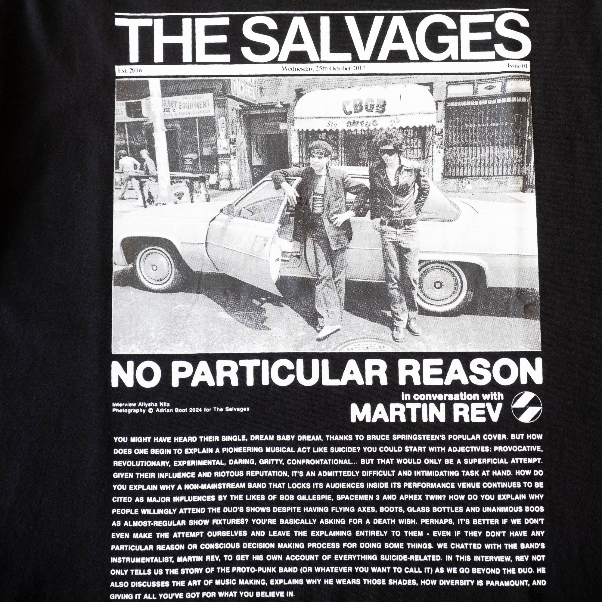 The Salvages No Particular Reason Suicide T-Shirt - Black - Image 6