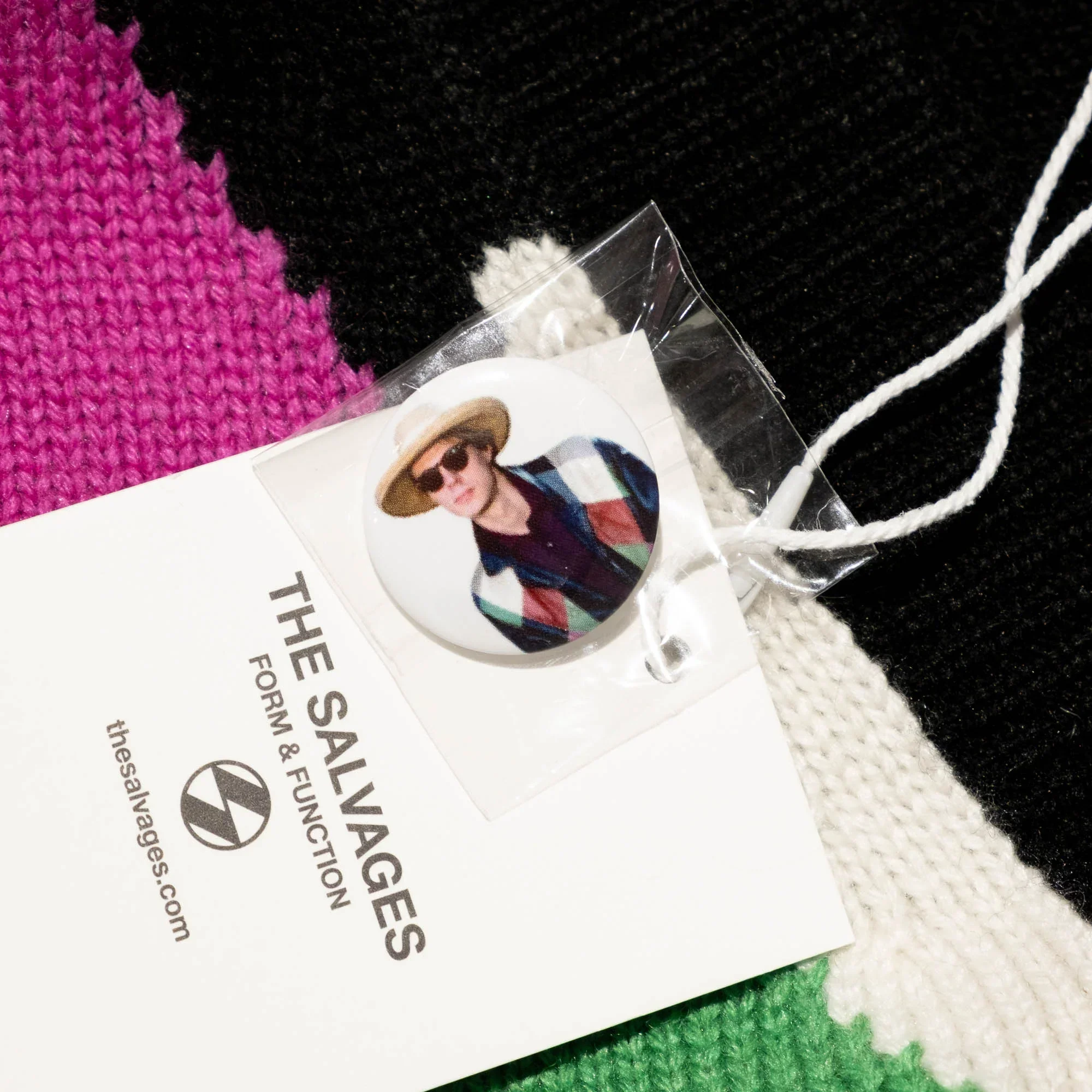 The Salvages Verlaine Cardigan - Black/Multi - Image 5