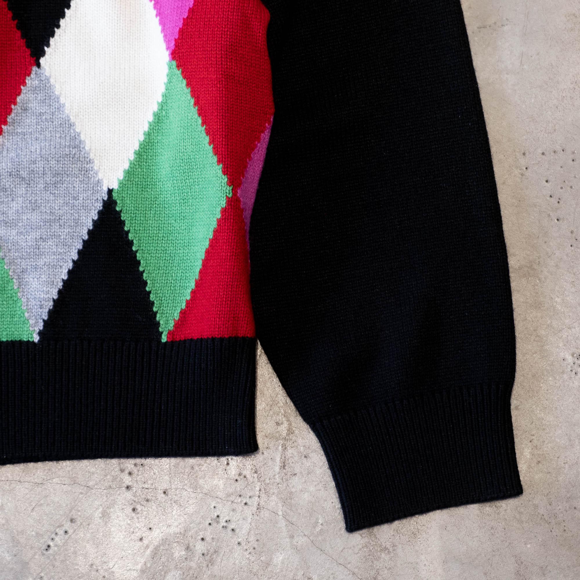 The Salvages Verlaine Cardigan - Black/Multi - Image 7