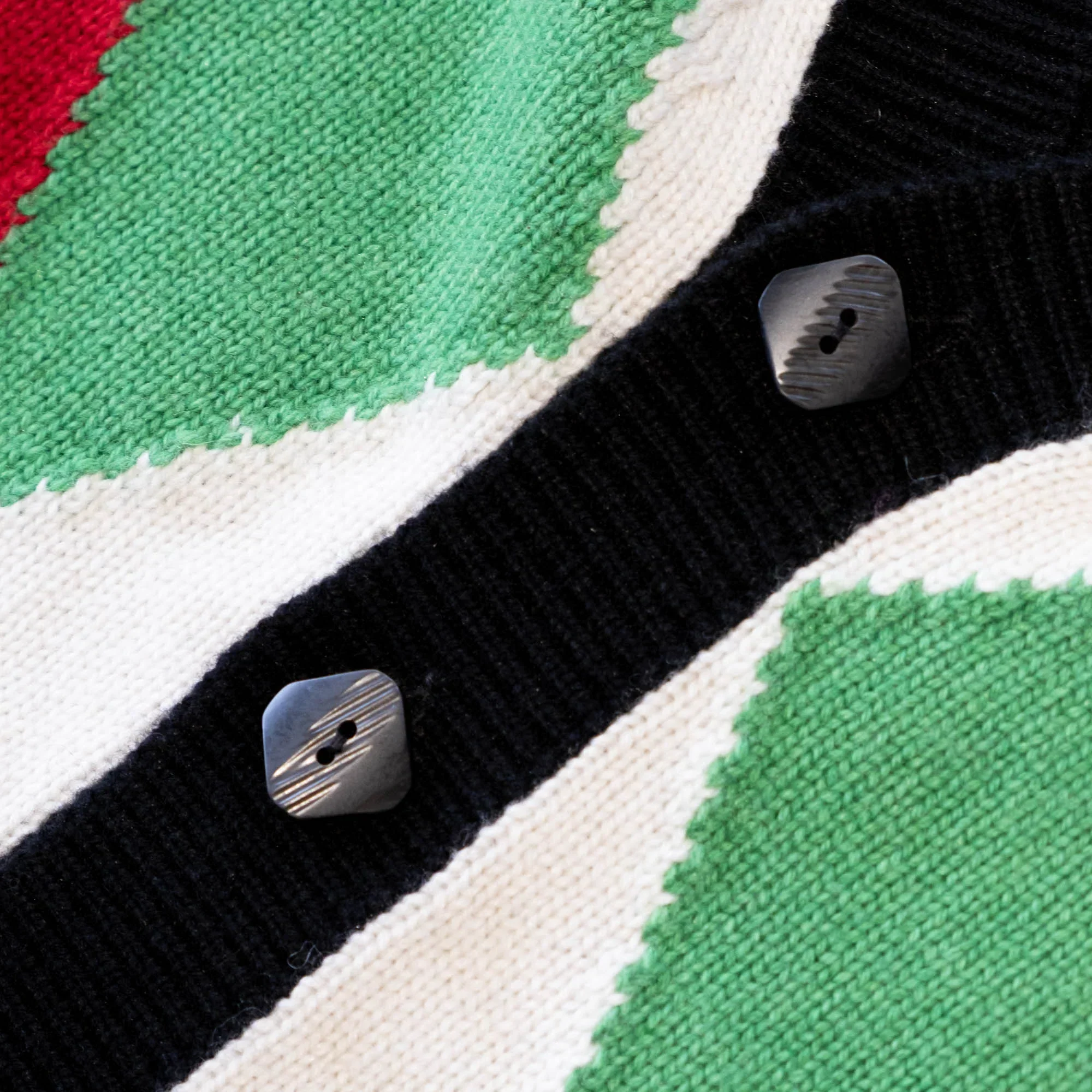 The Salvages Verlaine Cardigan - Black/Multi - Image 9