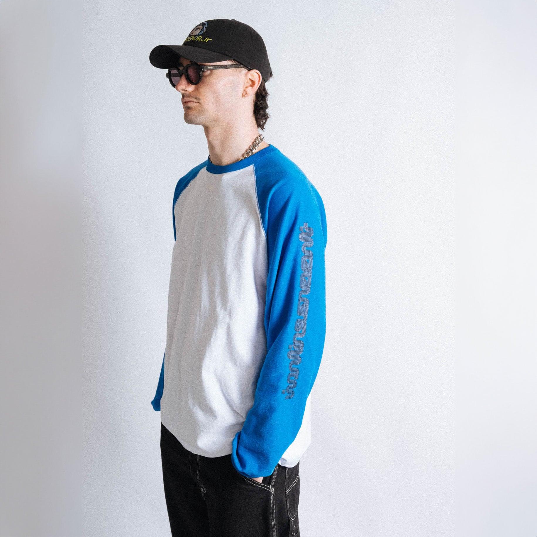 thisisneverthat Inside Out Raglan Crewneck - Blue - Image 3