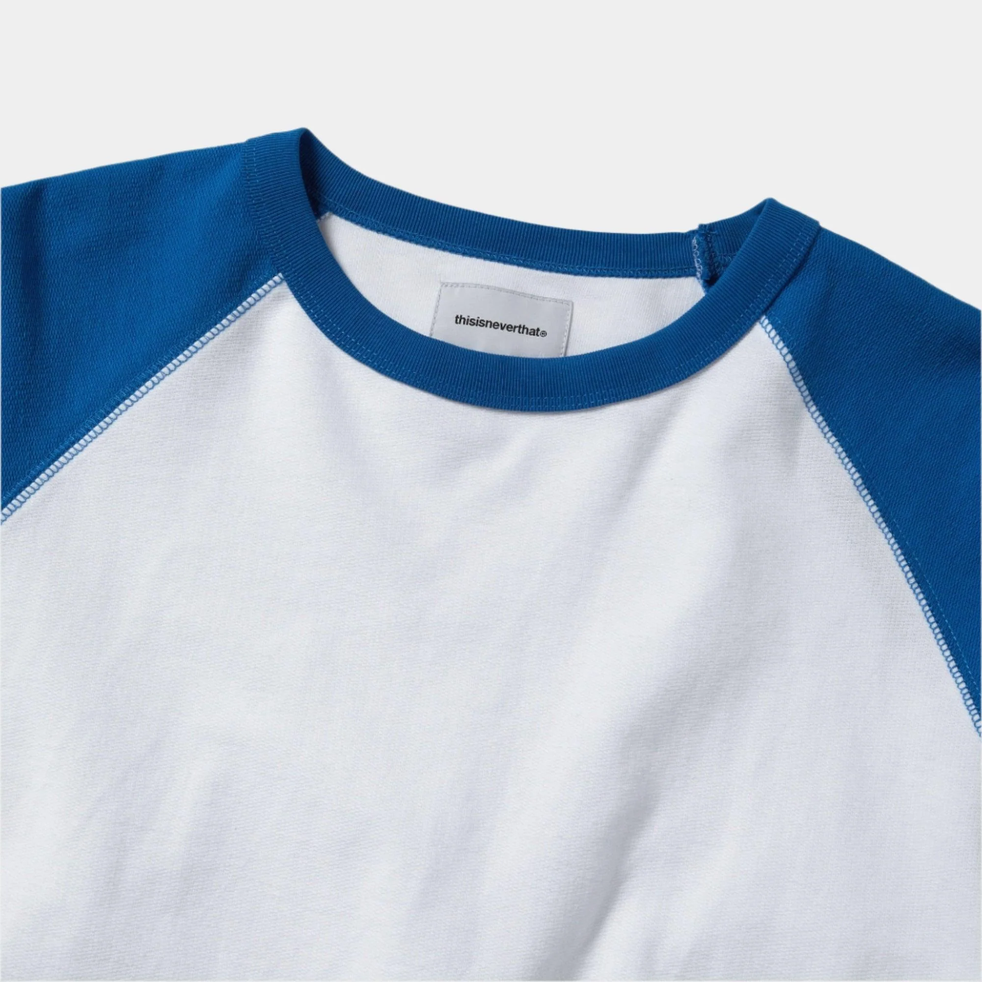 thisisneverthat Inside Out Raglan Crewneck - Blue - Image 6