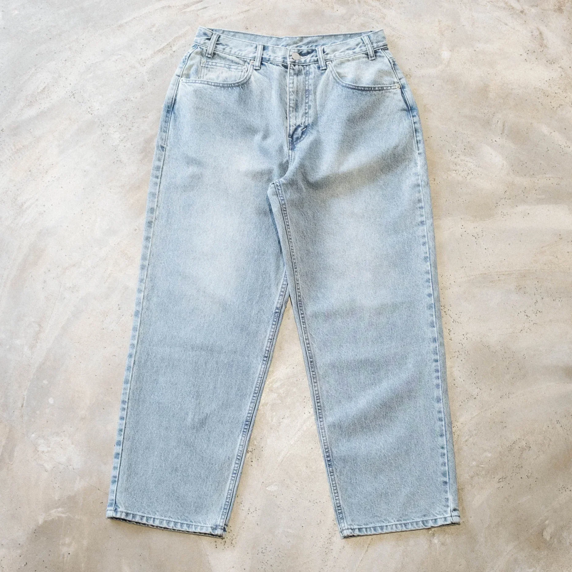 thisisneverthat Relaxed Jeans - Washed Blue - Image 4