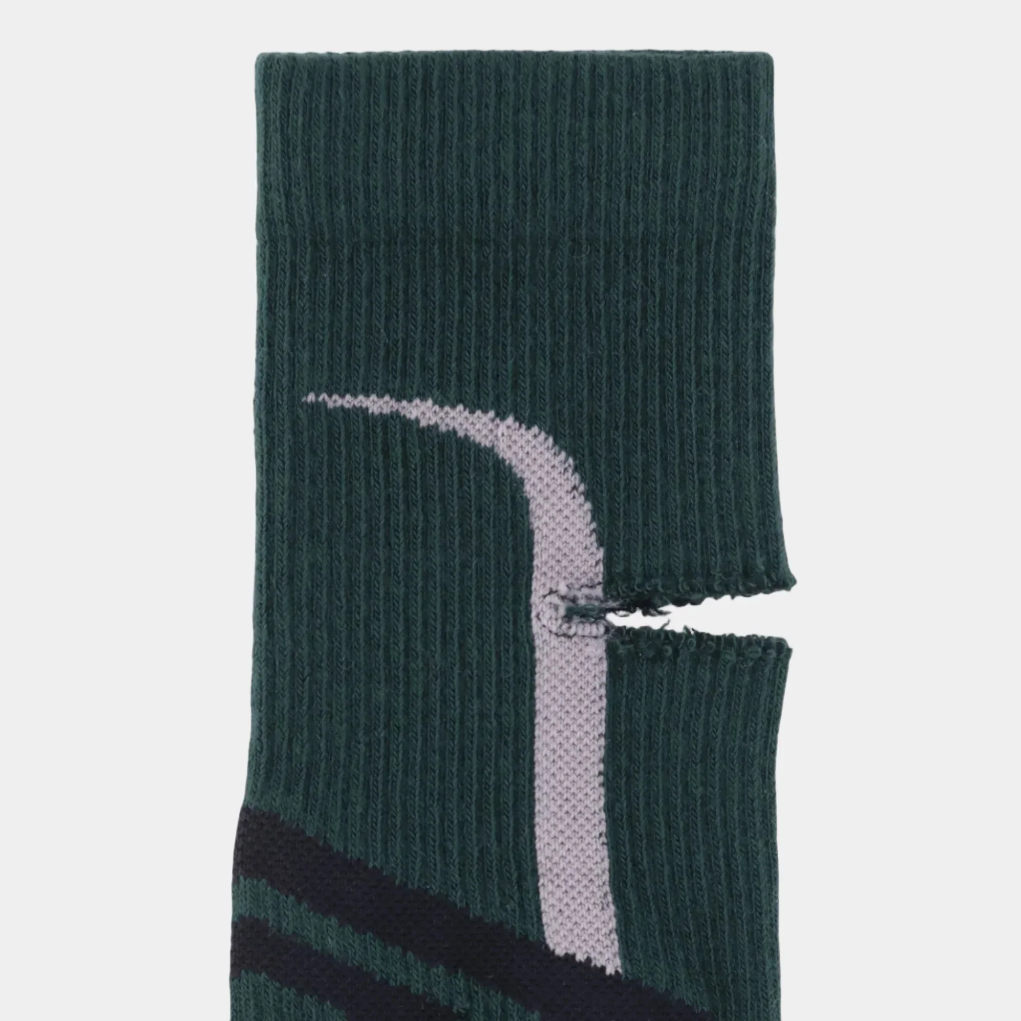 Umbro By Slam Jam Logo Socks - Dark Olive - Image 2