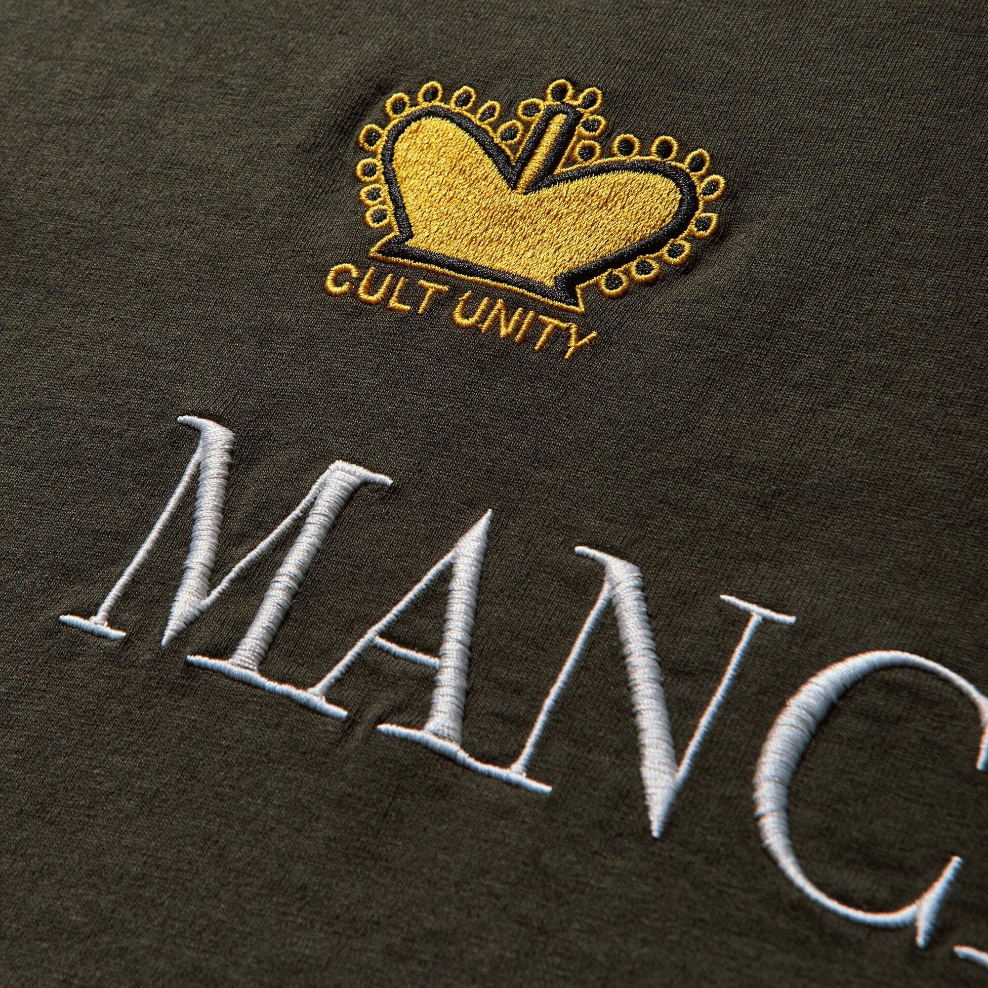 Umbro By Slam Jam Manc T-Shirt - Dark Olive - Image 3
