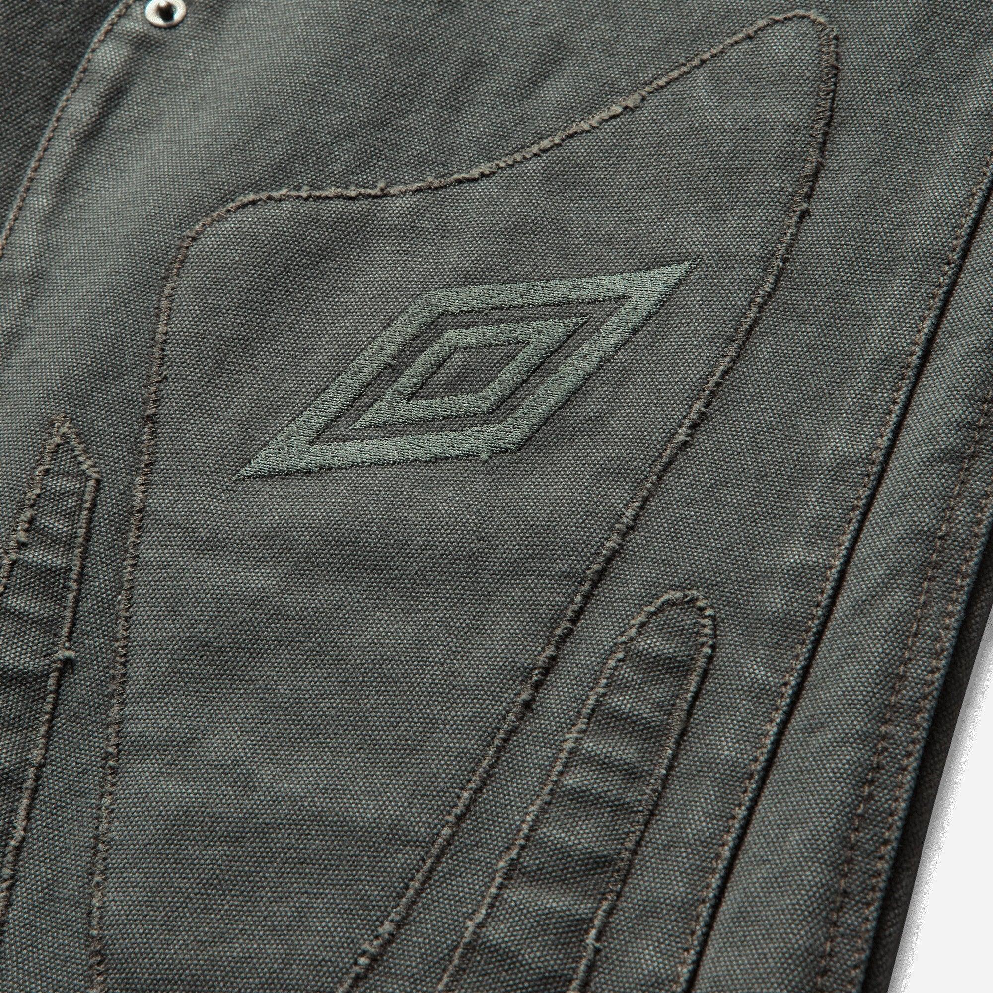 Umbro By Slam Jam Shinguard Canvas Pants - Dark Olive - Image 3