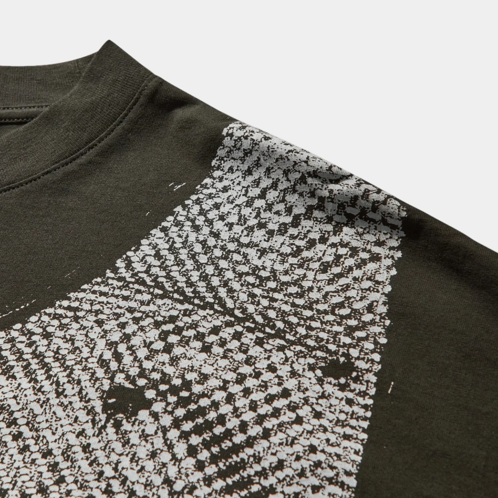 Umbro By Slam Jam Steward Vest Long Sleeve T-Shirt - Dark Olive - Image 3