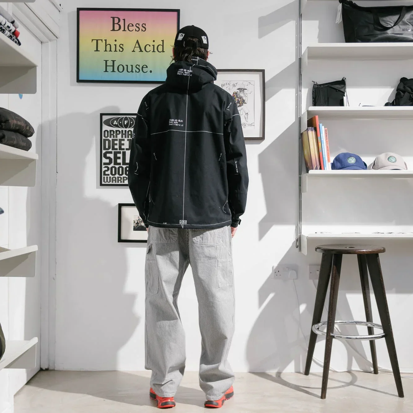 Uniform Experiment Map Out 3 Layer Mountain Parka - Black - Image 11