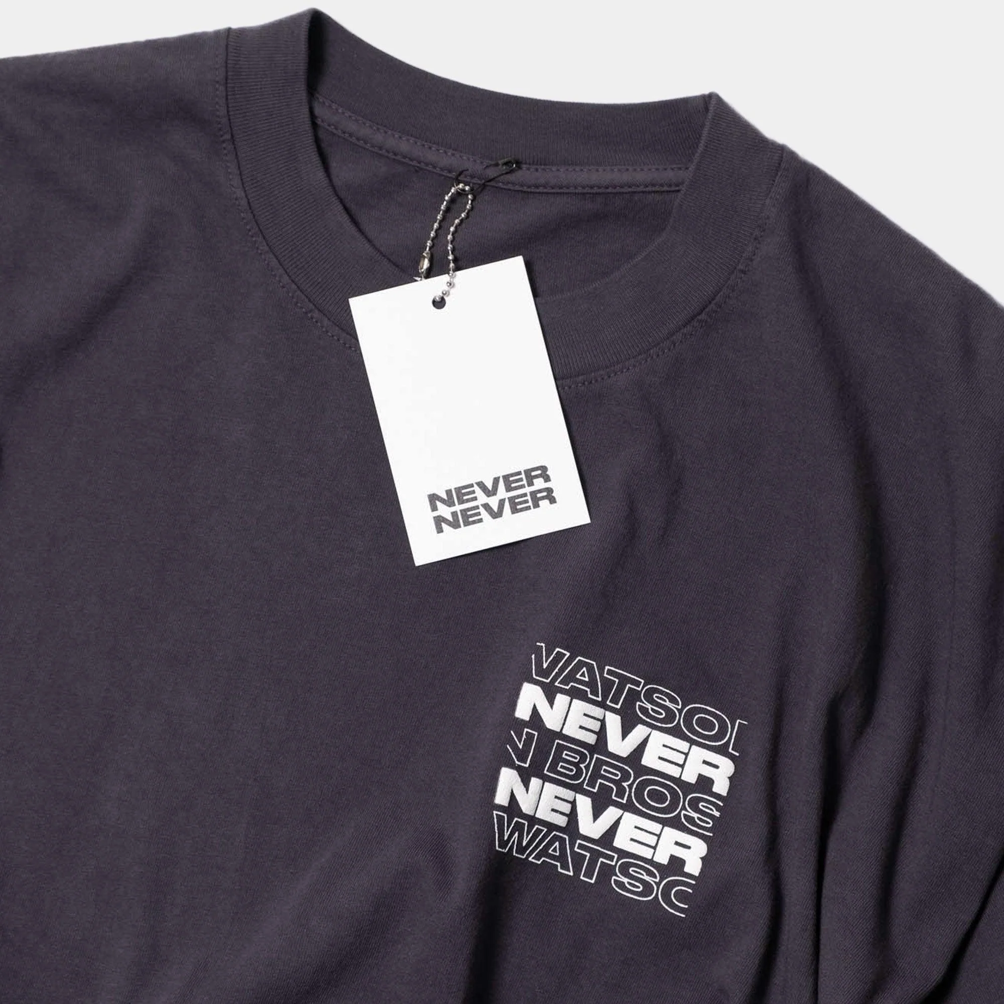 Watson Bros Tee - Charcoal - Image 5